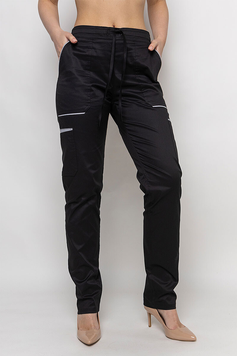 Medical Emeli-stretch trousers for women. Black (5436961) фото 1