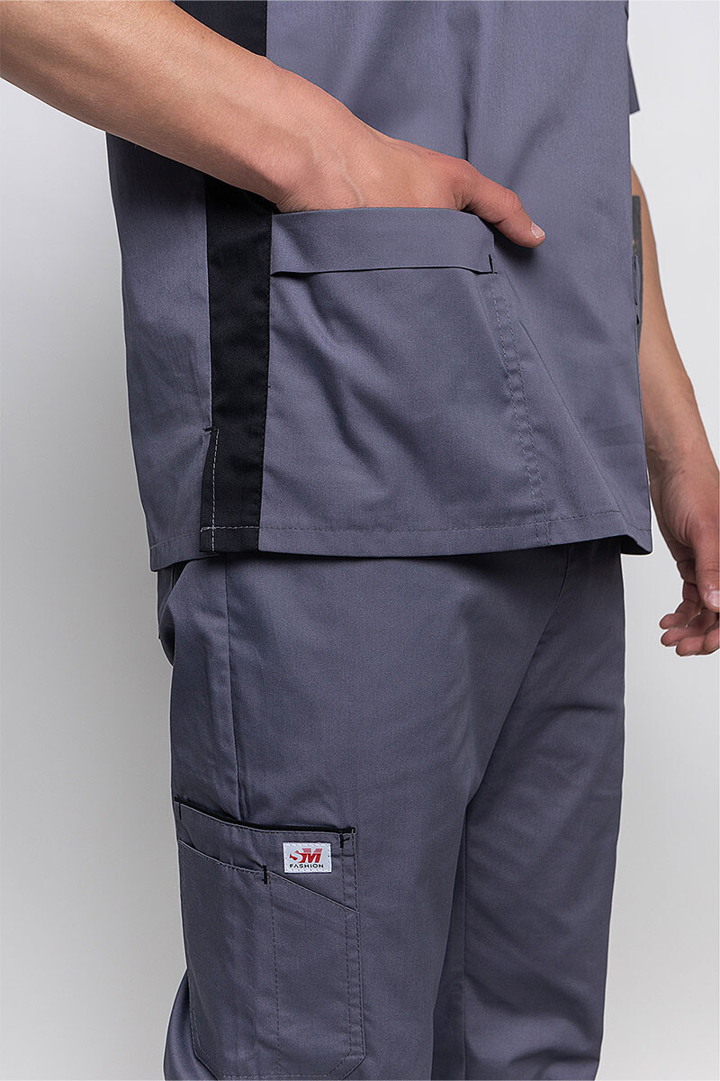 Medical jacket for men Manhattan. Asphalt (5437042) фото 4