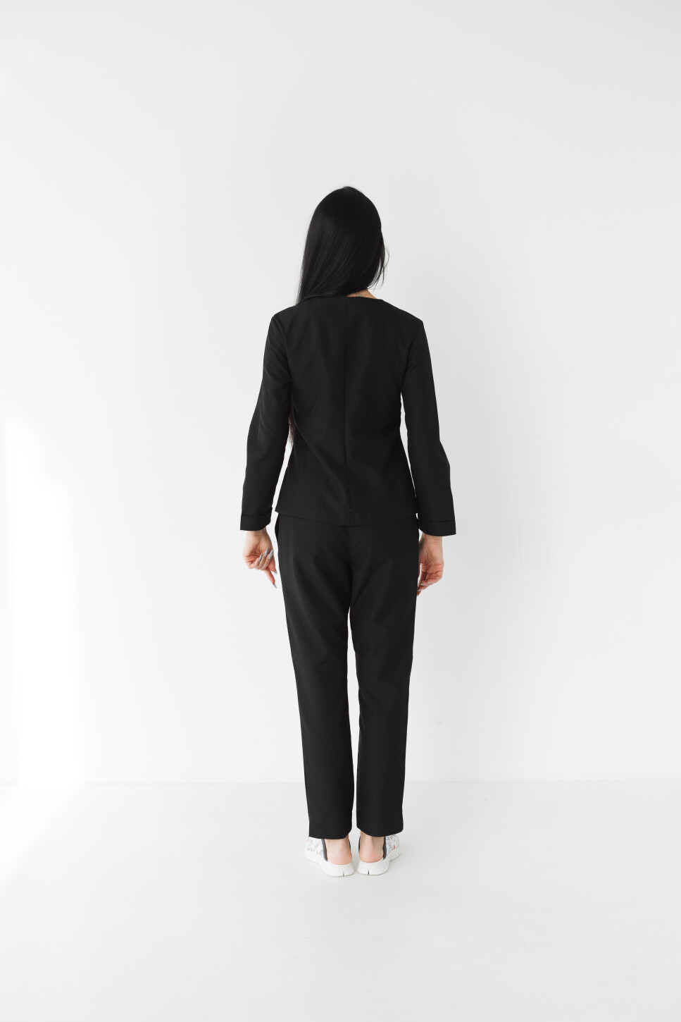 Women's medical suit Jacqueline black (Viscose “Elite”) 440-321-927 (6624472) фото 4
