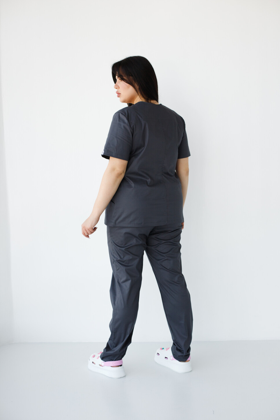 Women's medical suit Topaz dark blue Elite Stretch 488-406-705 / 492-406-705(6624458) фото 12