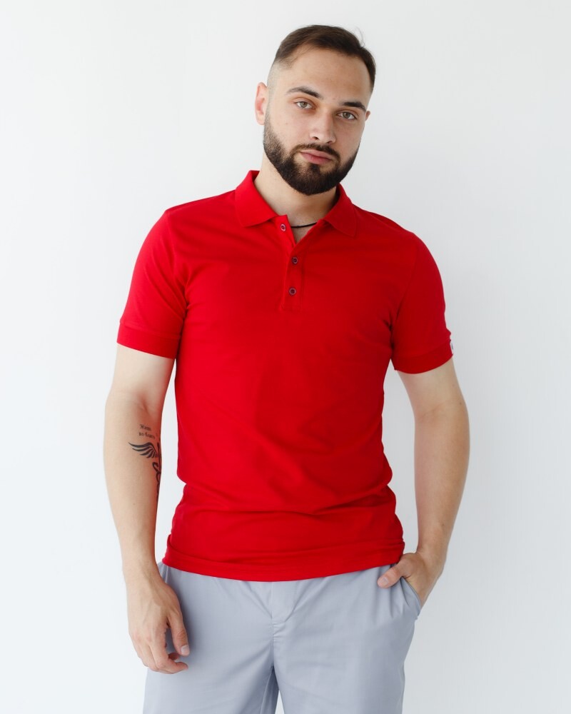 Medical Polo Men's Red 148-339-677 (6613757) фото 1