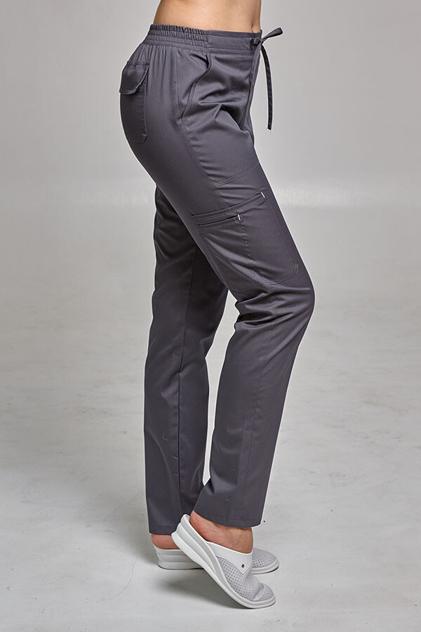 Women's Virginia trousers. COTTON. Asphalt (544947) фото 3
