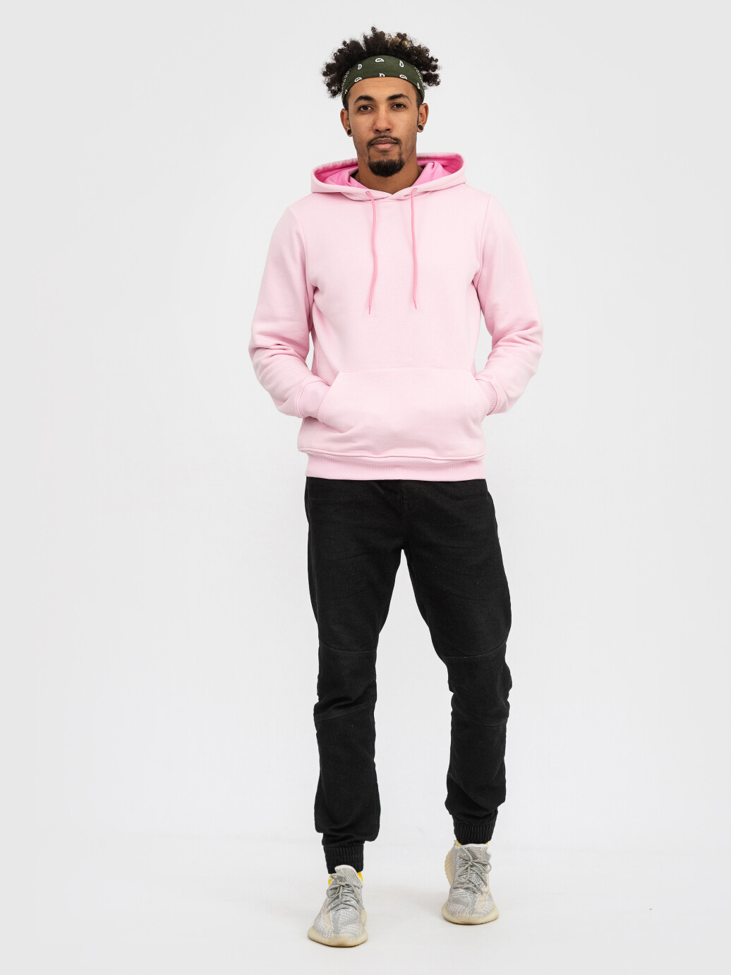 Худи UNISEX с начесом U-0401 розовый (5110250) фото 9