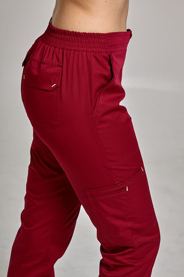 Women's medical trousers "Virginia" Marsala BK044 (544954) фото 5