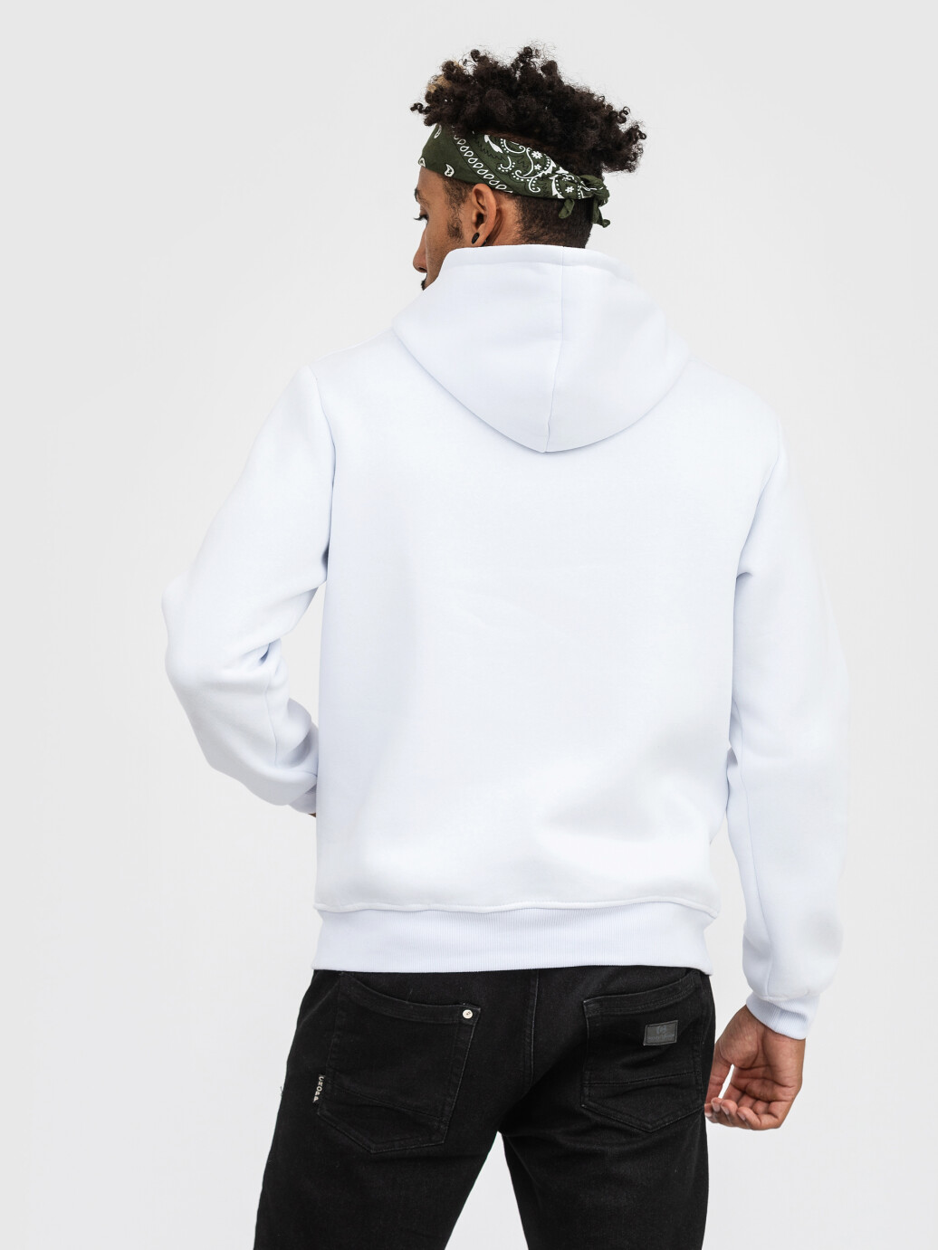 Худи UNISEX с начесом U-0401 белый (5110280) фото 4