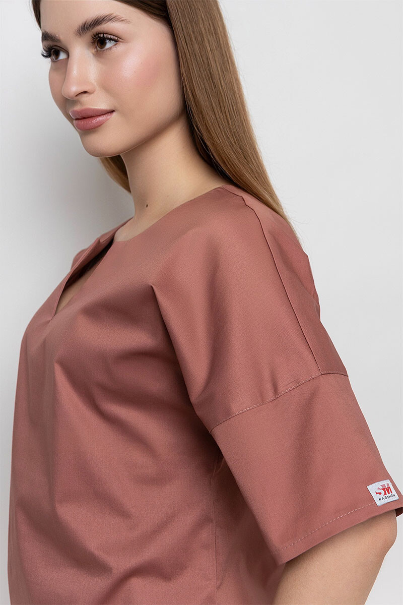 Stretch surgical jacket Rio-stretch. Dry rose (5436999) фото 7