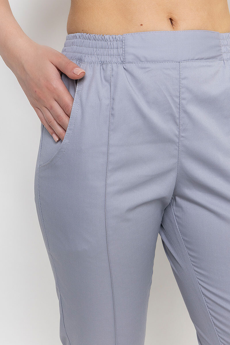 Rubina trousers skinny women's medical. Smoke. COTTON (5436988) фото 7