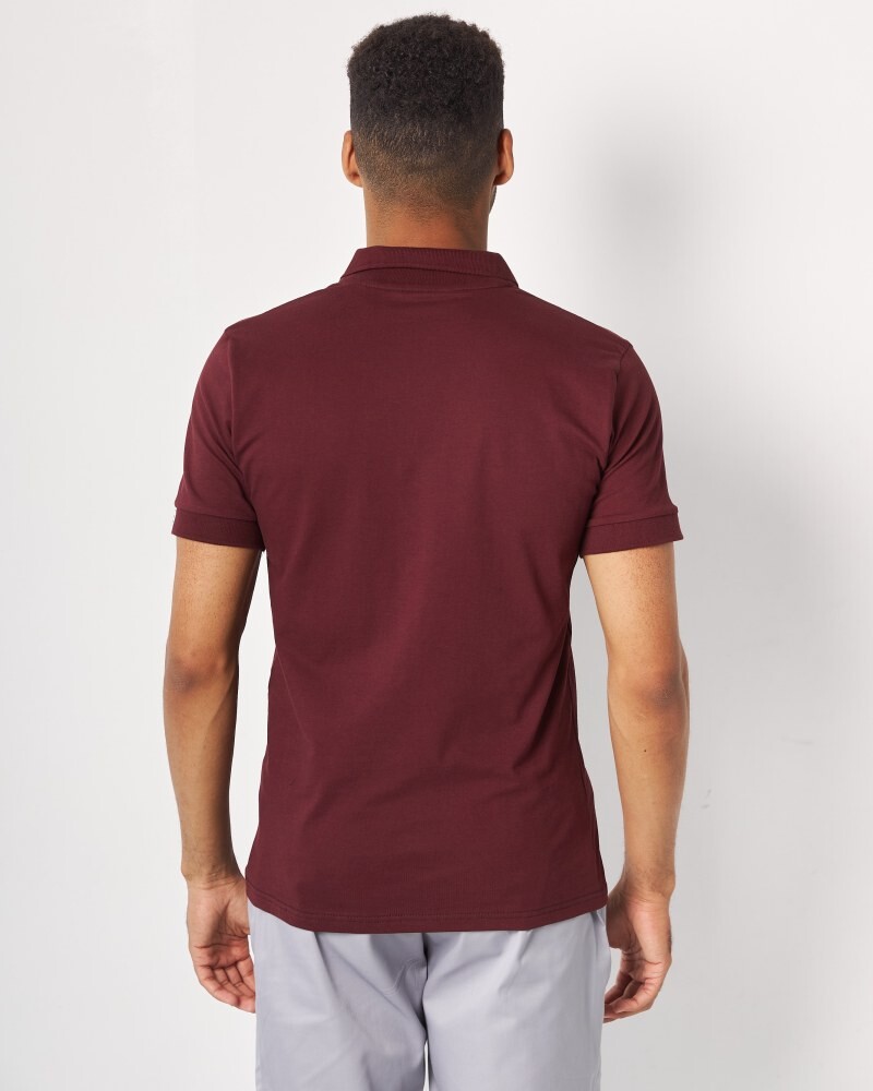 Men's medical polo cherry 148-416-677 (6613763) фото 2