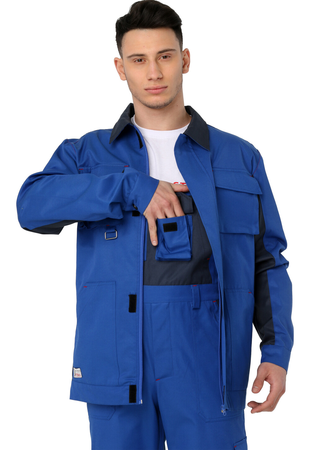 Suit worker "OPTIMA" electrician - semi-overalls and jacket (1241) фото 5