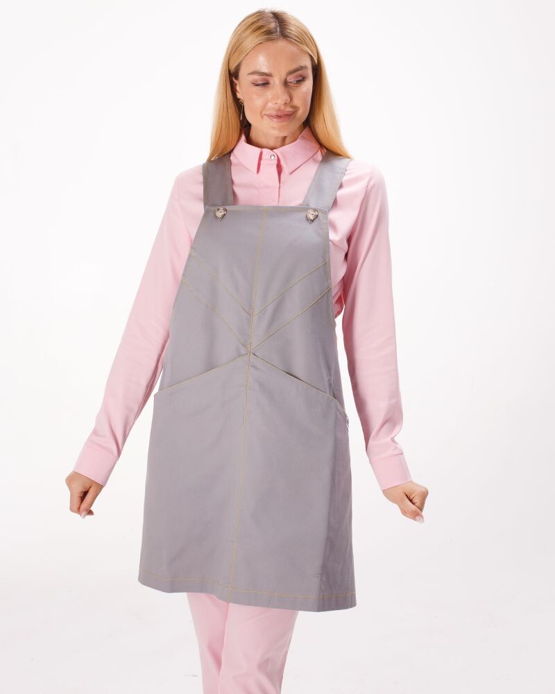 Professional water-repellent apron Trieste grey 173-328-915 (6613842) фото 7