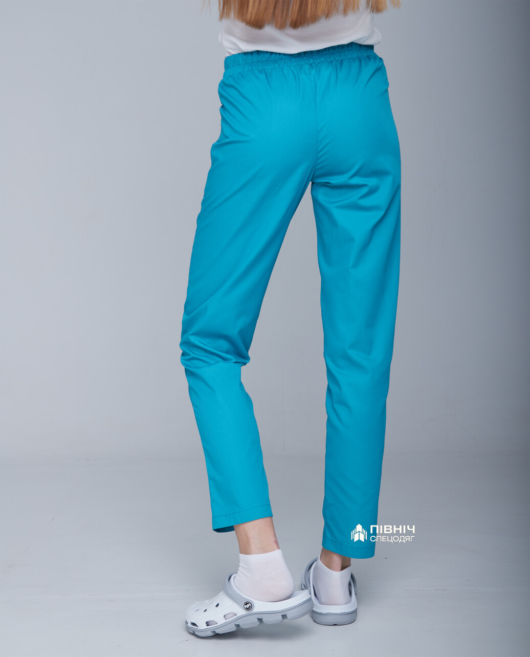 Women's medical trousers "Francesca" turquoise (3399108) фото 10