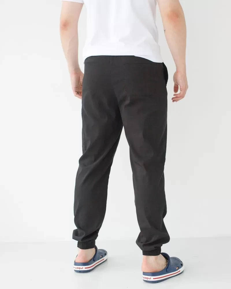 Medical pants men's stretch joggers black 504-321-730 (6637786) фото 3