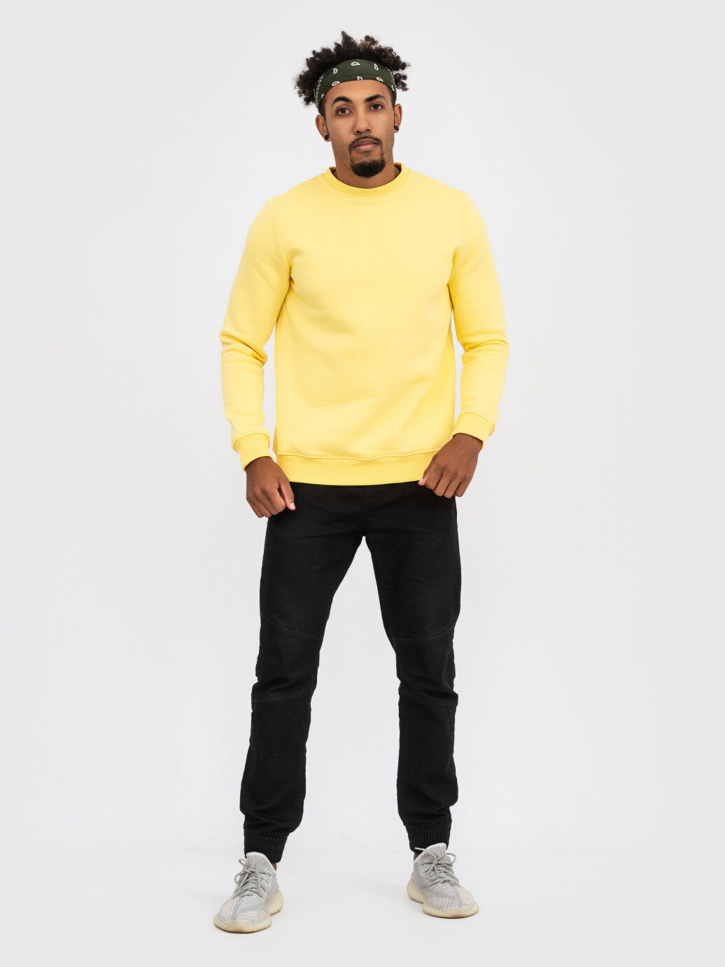 Свитшот UNISEX с начесом U-0301 желтый (5110235) фото 3