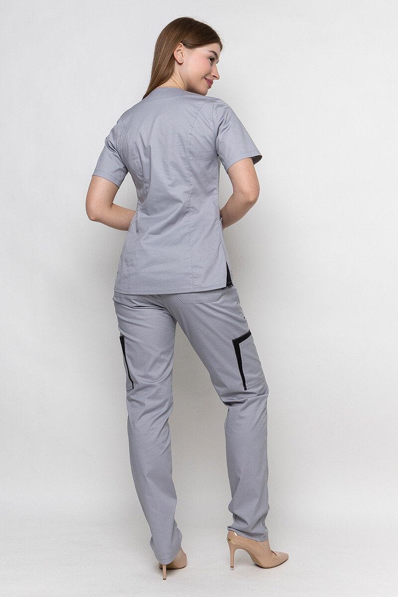 Medical suit Emily-stretch female. Smoke (5436919) фото 5