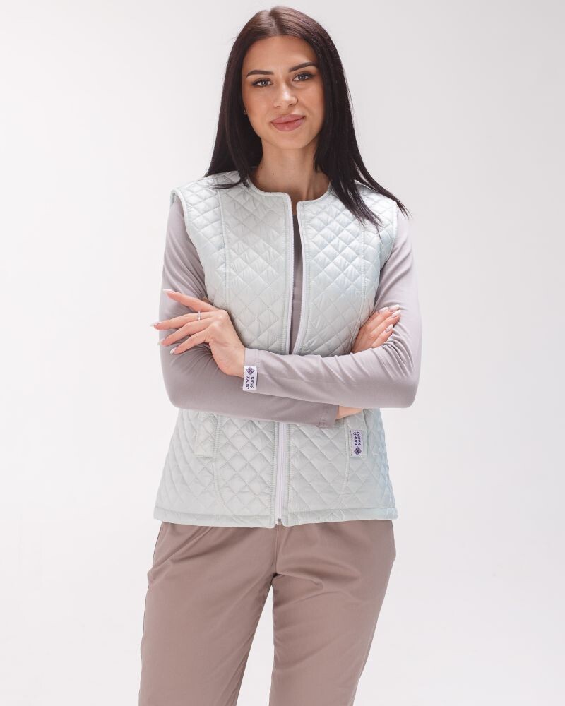 Medical insulated vest women's Geneva light pistachio 366-499-844 (6613205) фото 3