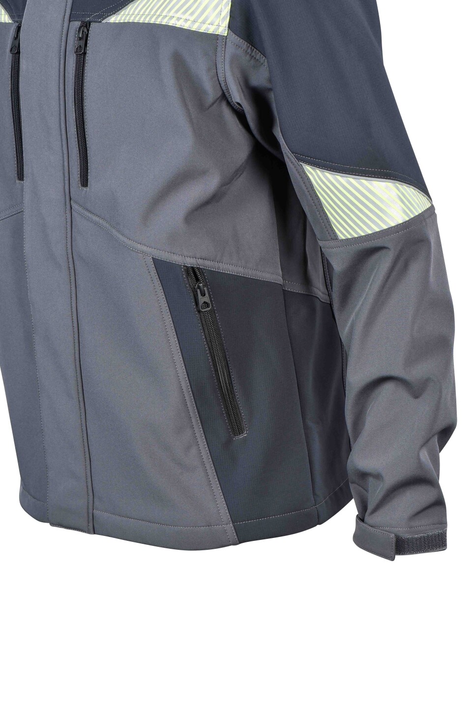 Рабочая куртка softshell Sizam KINGSTON серый/чёрный 30373-30378 (8138073) фото 5