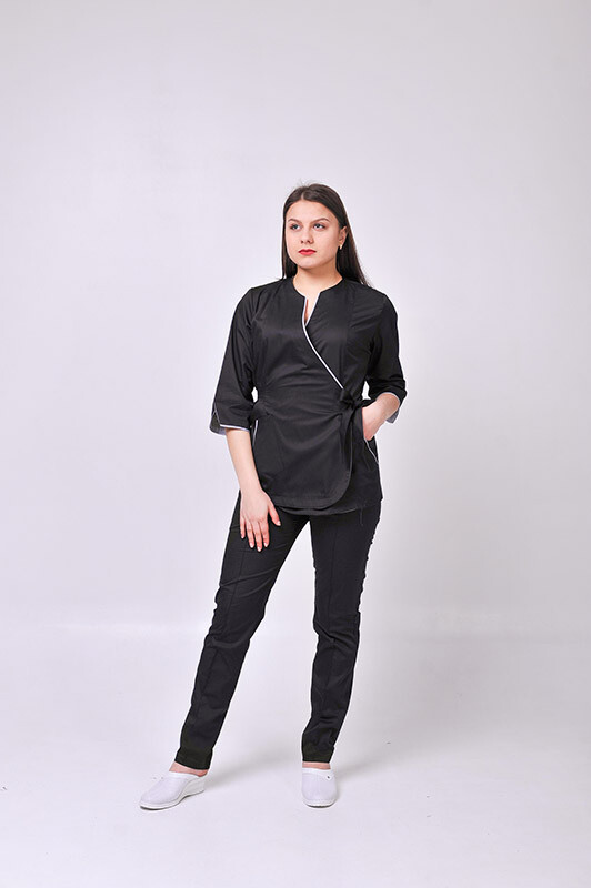 Venice+ Br. skinny suit. COTTON. Black / light grey (544625) фото 2