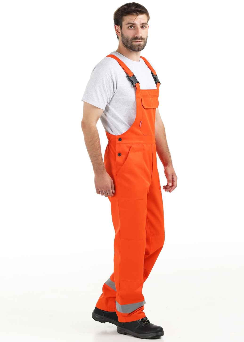Working overalls "STANDARD" orange with reflective stripes (33331101) фото 1