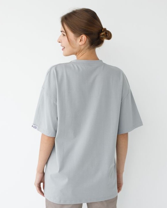 Medical T-shirt unisex light gray 453-419-922 (6613566) фото 4