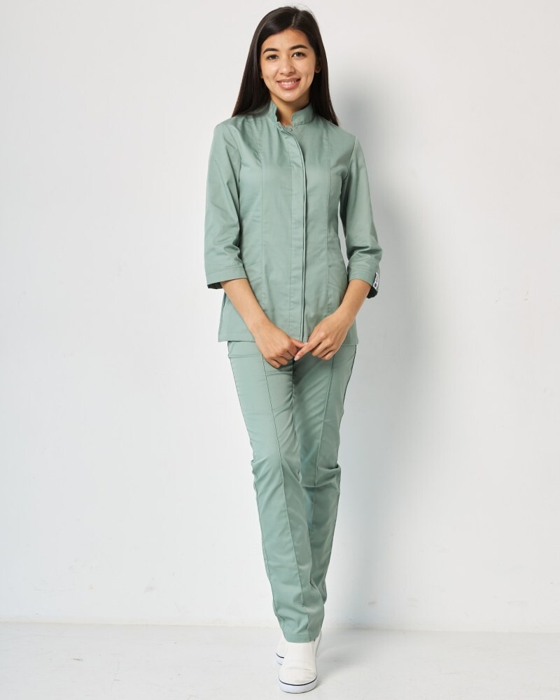 Medical suit for women Sakura olive 124-327-678 (6613322) фото 3