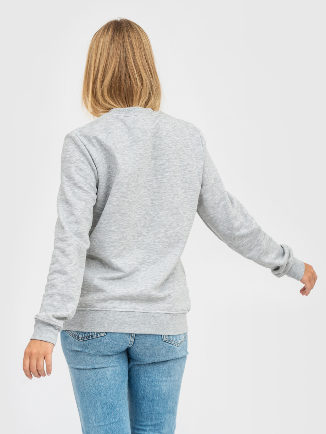 Свитшот UNISEX с начесом U-0301 серый (5110310) фото 3
