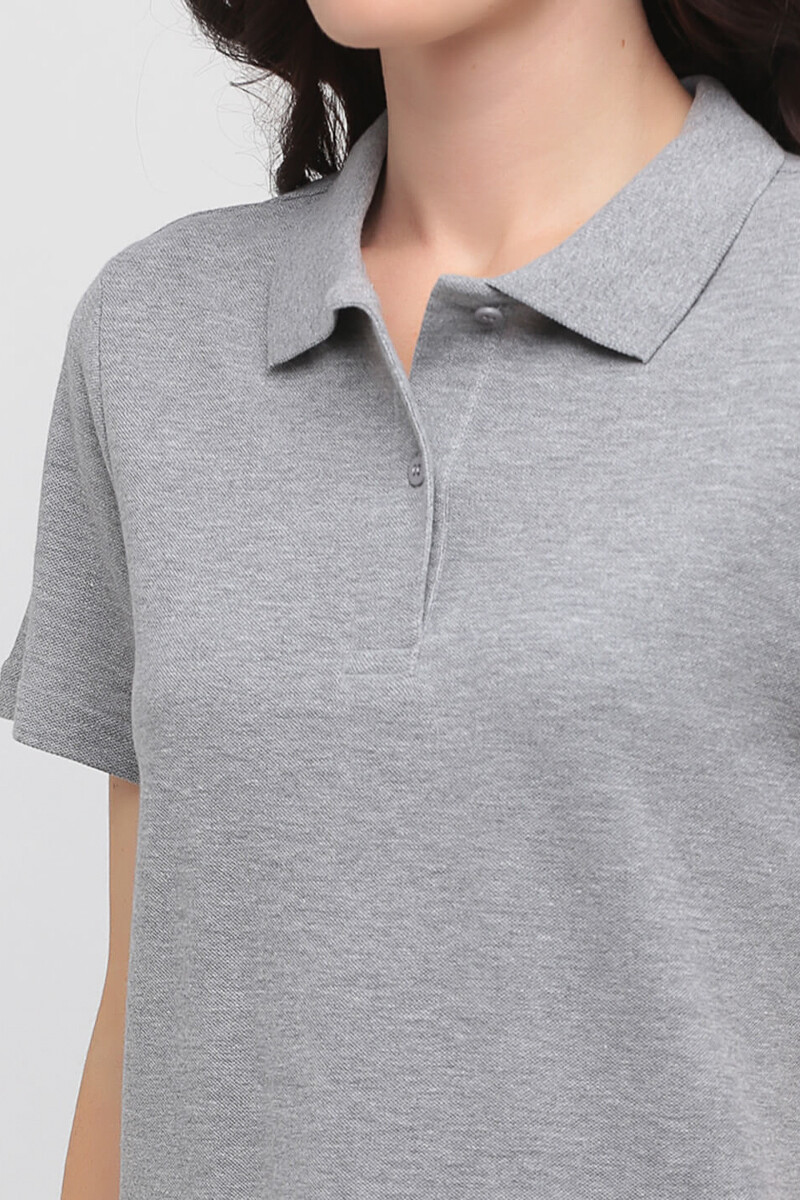 Women's polo shirt with short sleeves "STEDMAN" ST3100 gray (5110742) фото 4