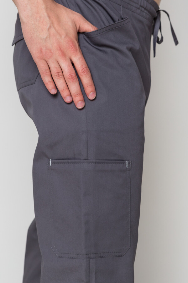 Trousers Praktik medical men's straight trousers. Asphalt (549982) фото 2