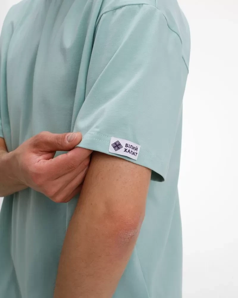 Medical T-shirt unisex mint 453-332-730(6637747) фото 5