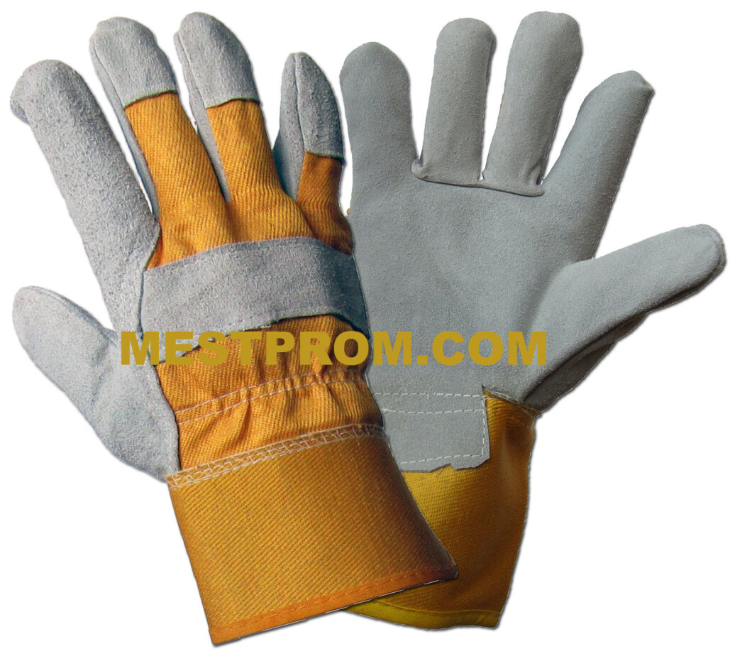 Spilk gloves with faux fur (43) фото 3