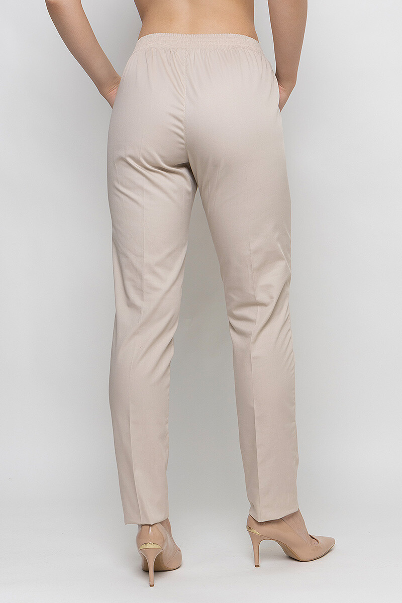 Trousers Rubina narrowed women's medical. Cream (5436987) фото 2