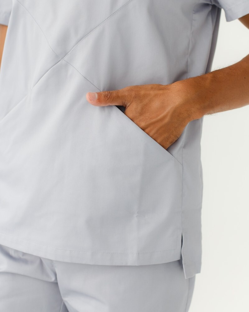 Medical suit for men Milan gray 134-328-708 (6613671) фото 6