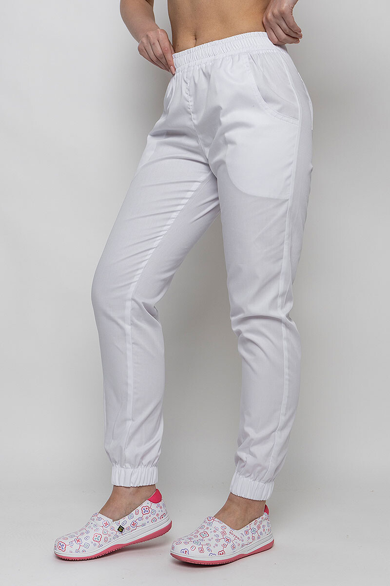 Джогери медичні жіночі Афіна. Білі. COTTON  (5436975) фото 4