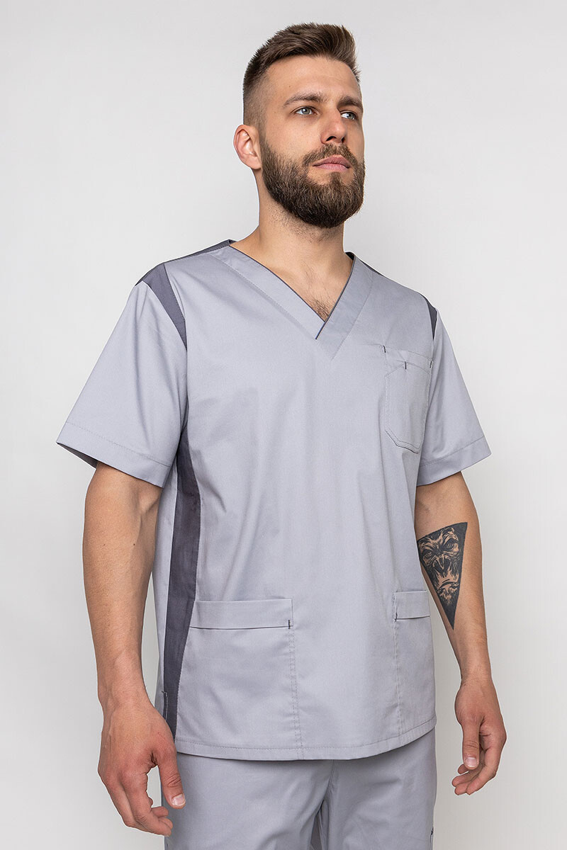 Medical jacket for men Manhattan. Smoke (5437043) фото 1