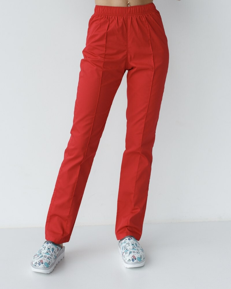 Medical pants women's red 163-339-726 (6613620) фото 1