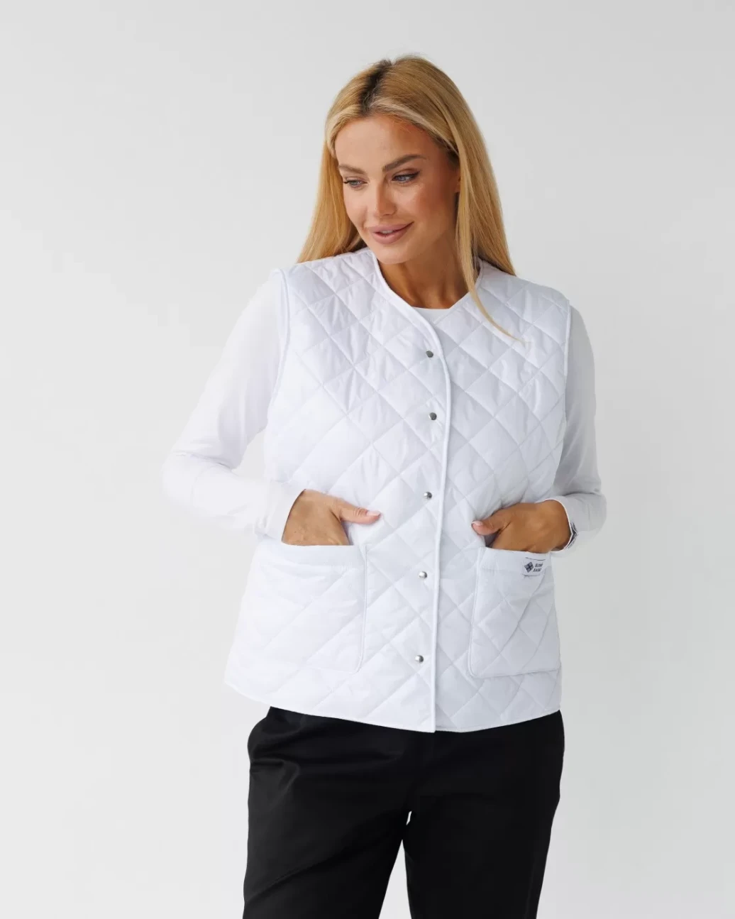 Medical insulated vest for women Oslo white 521-324-679 (6637731) фото 2