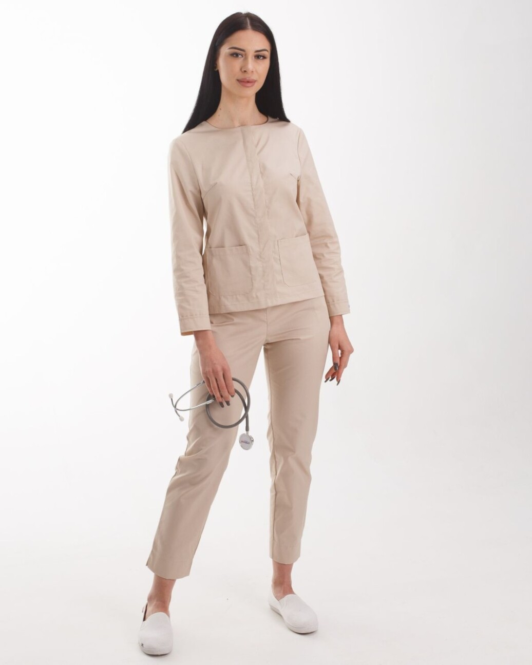 Medical suit women's Jacqueline cream 440-460-677 (6613359) фото 1