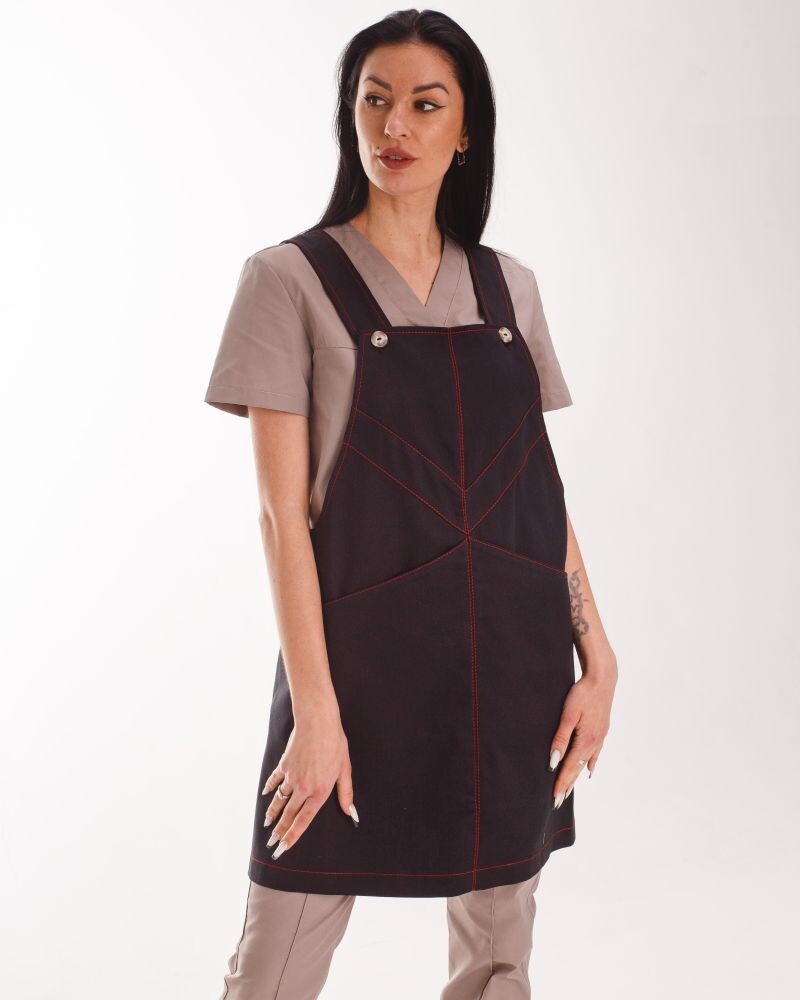 Professional water-repellent apron Trieste black 173-321-912 (6613844) фото 3