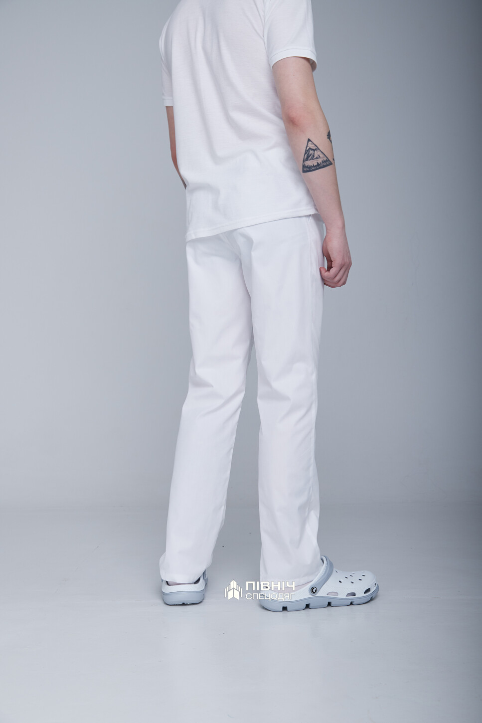 Medical trousers for men "Ivan" white (3399120) фото 6