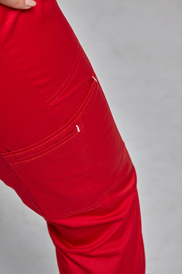 Women's Virginia trousers. COTTON. Red (544953) фото 5