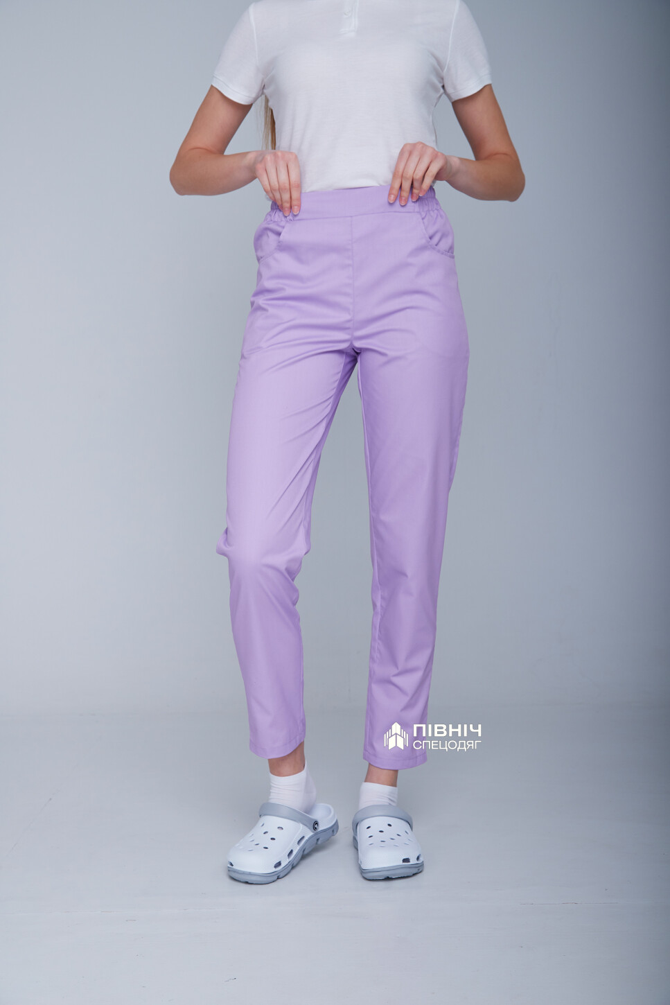 Women's medical trousers "Francesca" lavender (3399103) фото 4