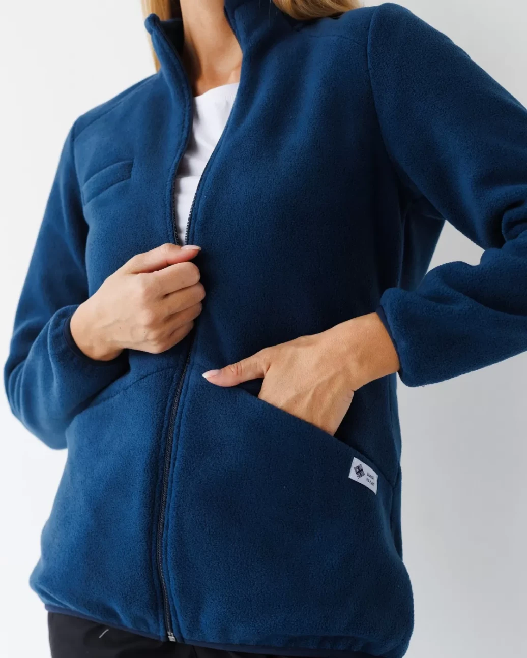 Medical jacket women's fleece Dakota blue 406-322-842(6637726) фото 4