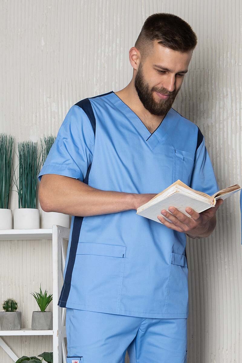 Medical jacket for men Manhattan. Colour "denim" (5437040) фото 2