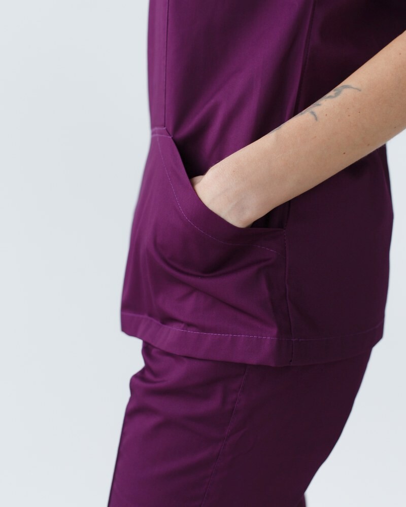 Medical shirt women's Topaz purple 164-335-705 / 386-335-705 (6613488) фото 4
