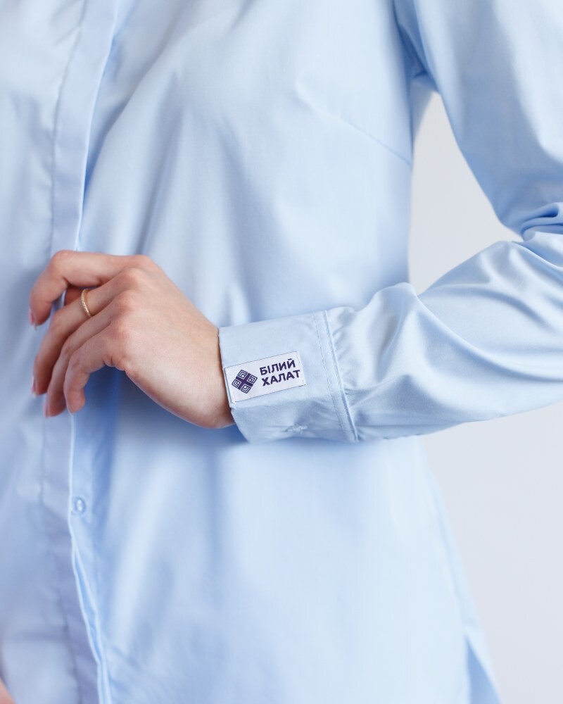 Medical shirt women's Stephanie blue 402-333-821 (6613521) фото 6