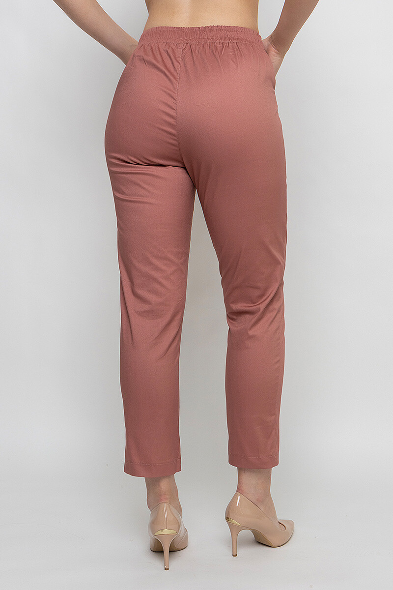 Trousers 7/8 medical, Milana-stretch. Dry rose (5436991) фото 4