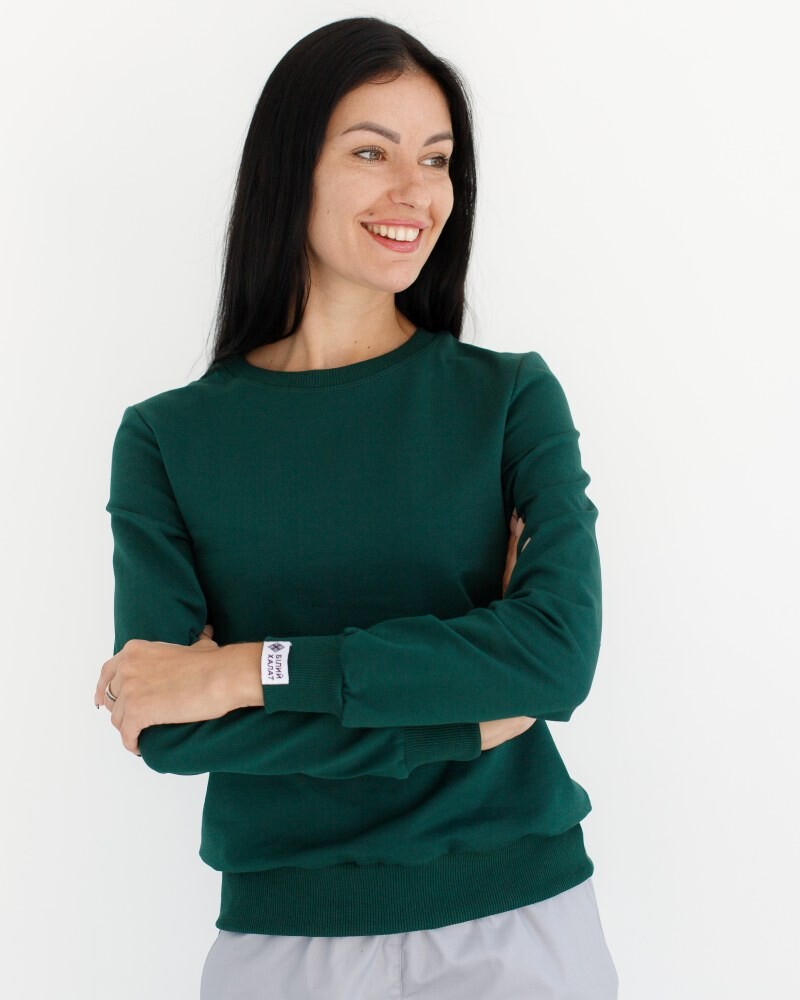 Medical Sweatshirt New York Women's Dark Green 359-430-758 (6613443) фото 1