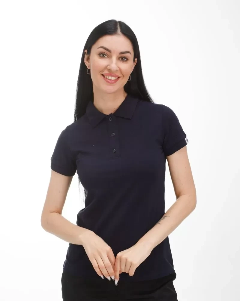 Medical polo for women navy blue 147-406-677 (6637751) фото 1