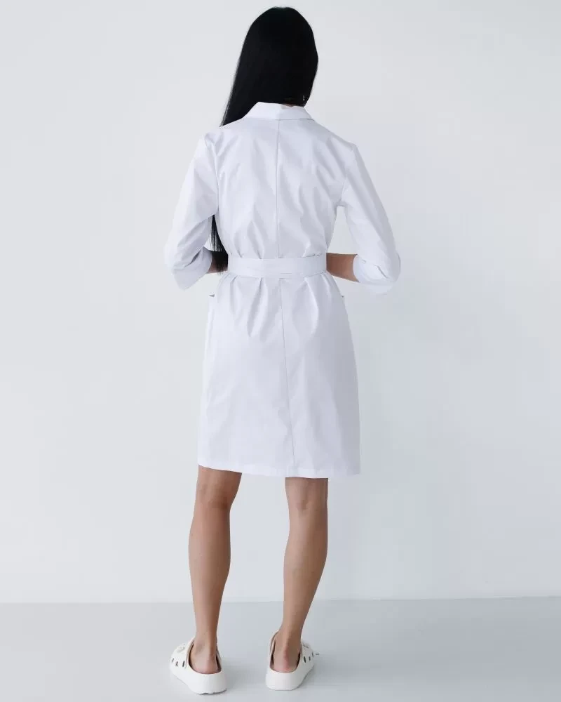 Medical gown for women Osaka white 506-324-945 (6637722) фото 2