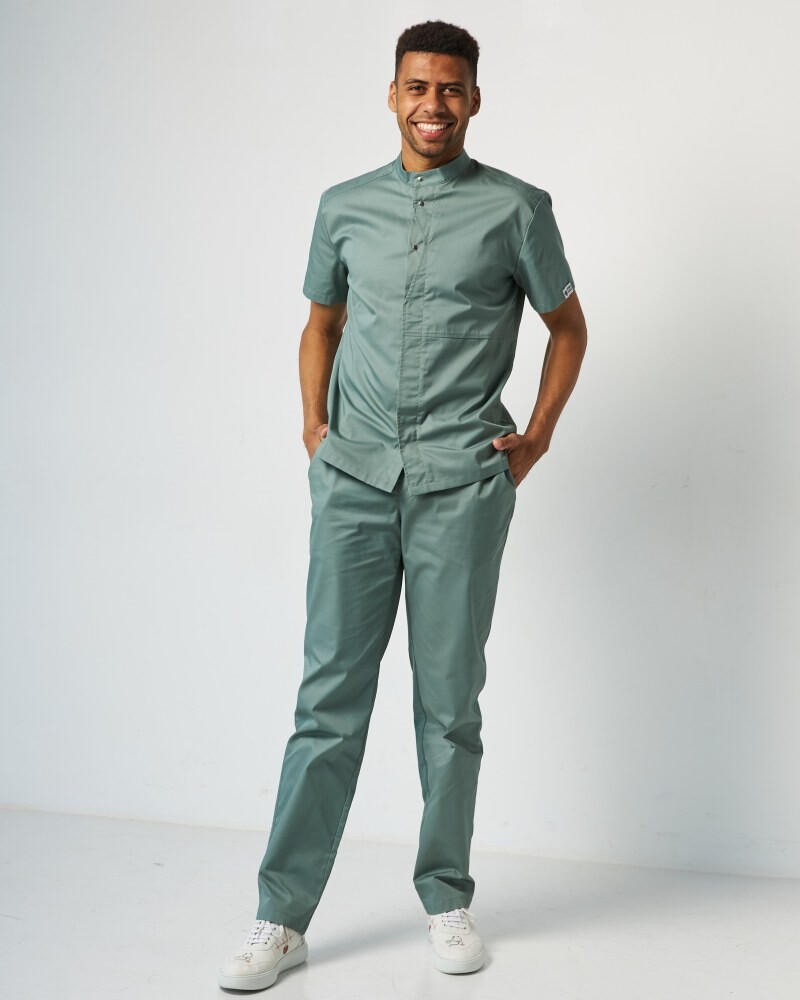 Medical suit for men Boston olive 129-327-679/485-327-679 (6613686) фото 2