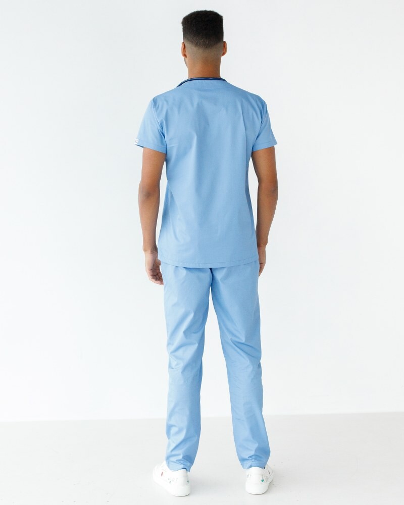 Medical suit for men Milan blue 134-333-708 (6613698) фото 2